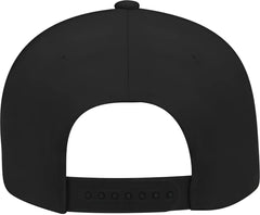 OTTO 19-061 Cotton Twill Low Profile Pro Style Cap with Fabric Adjustable Hook - Black - Black / One Size Fits Most