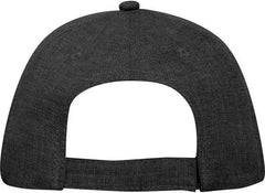 OTTO 19-1066 6 Panel Low Profile Baseball Cap - Heather Charcoal Gray - Gray Dark Gray / One Size Fits Most