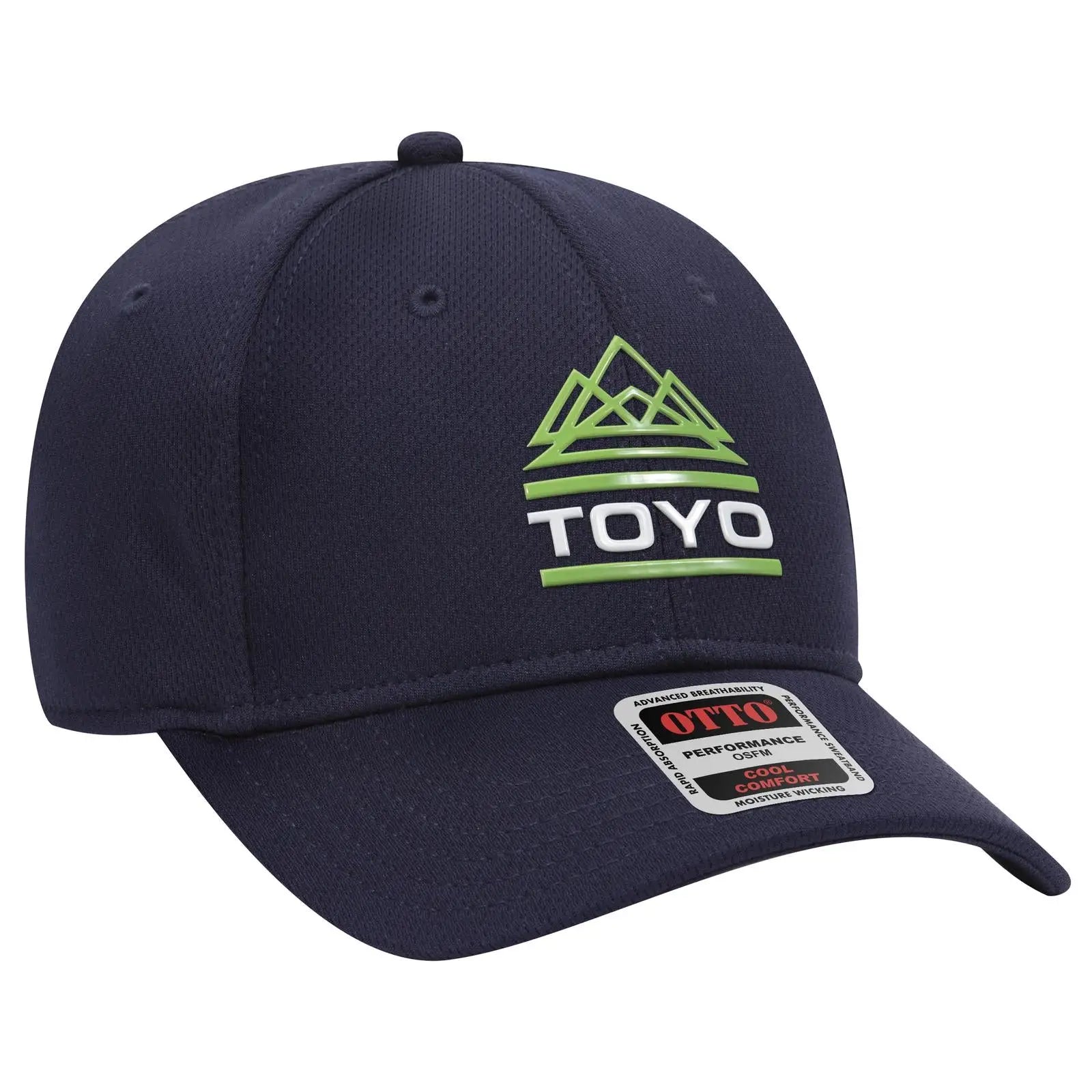 OTTO 19-1122 6 Panel Low Profile Baseball Cap - Navy - Navy / 6 1/2’’ - 7 5/8’’