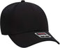 OTTO 19-1122 Sweatband 6 Panel Low Profile Baseball Cap - Black - Black / One Size Fits Most