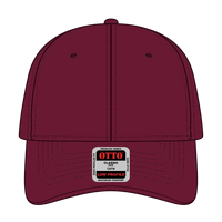 OTTO 19-1203 6 Panel Low Profile Baseball Cap - Burg. Marn - Burg. Marn / 6 1/2’’ - 7 5/8’’