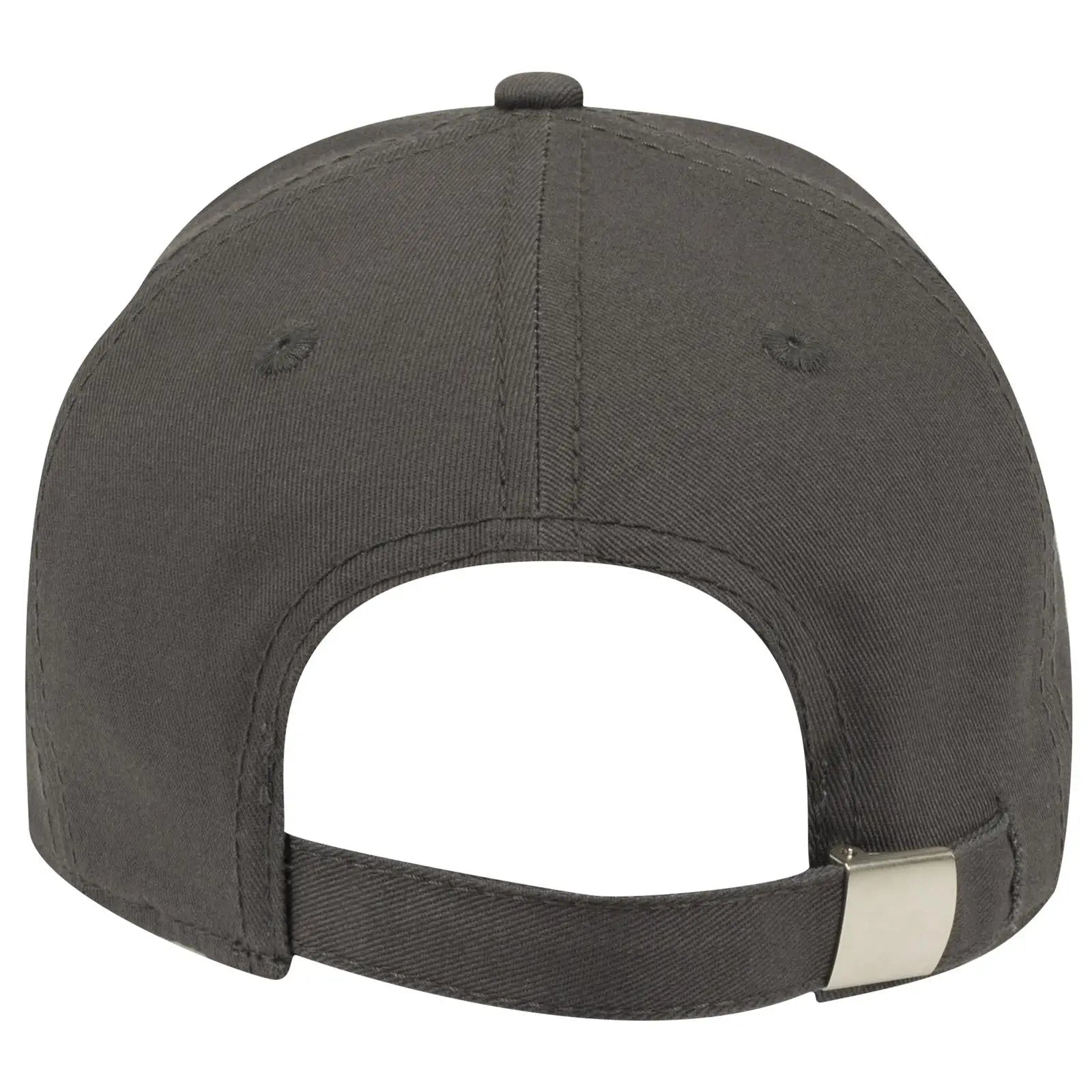 OTTO 19-1203 6 Panel Low Profile Baseball Cap - Char. Gray - Char. Gray / 6 1/2’’ - 7 5/8’’