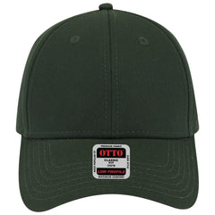 OTTO 19-1203 6 Panel Low Profile Baseball Cap - Dk. Green - Dk. Green / 6 1/2’’ - 7 5/8’’