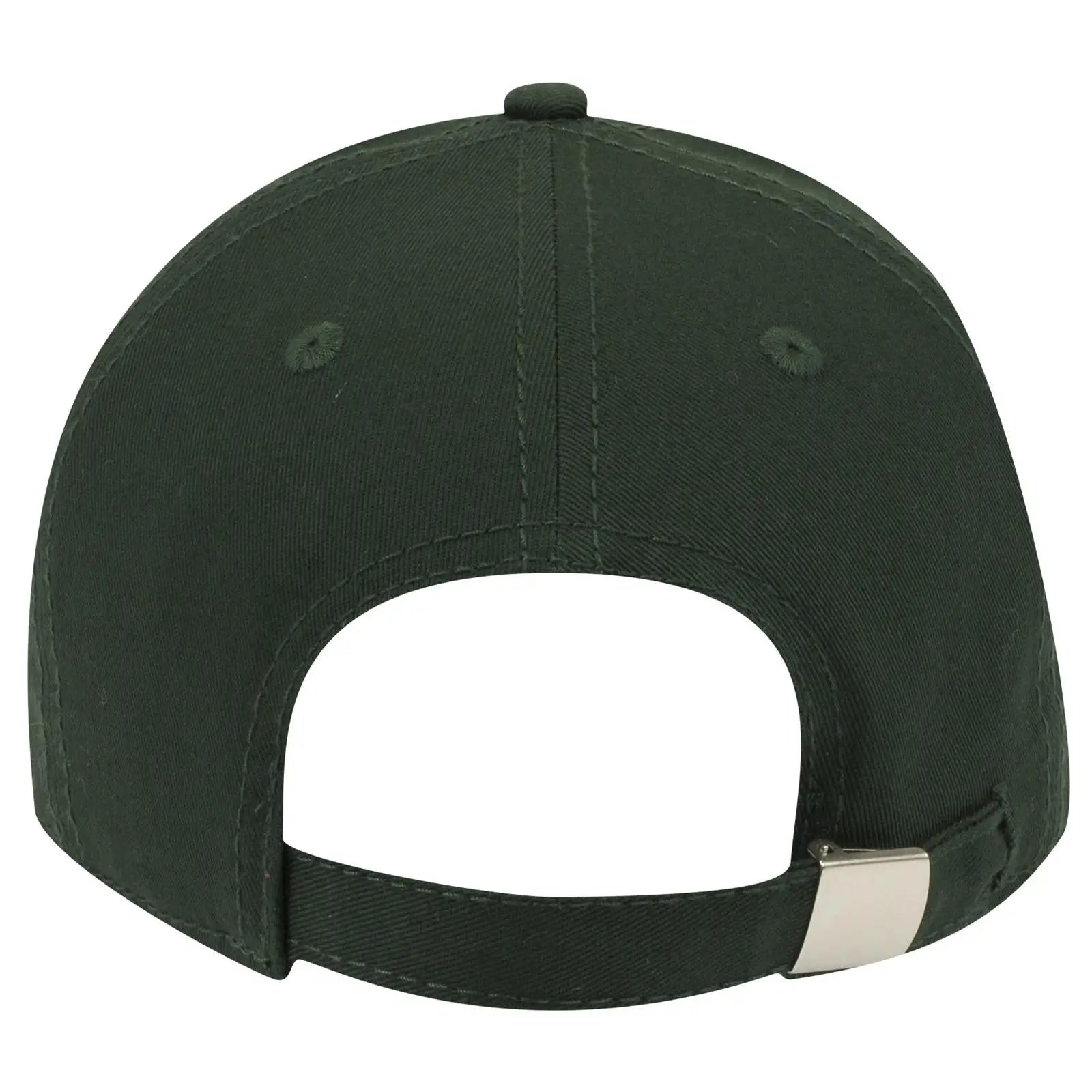 OTTO 19-1203 6 Panel Low Profile Baseball Cap - Dk. Green - Dk. Green / 6 1/2’’ - 7 5/8’’