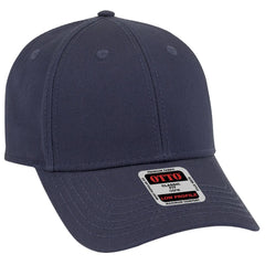 OTTO 19-1203 6 Panel Low Profile Baseball Cap - Navy - Navy / 6 1/2’’ - 7 5/8’’