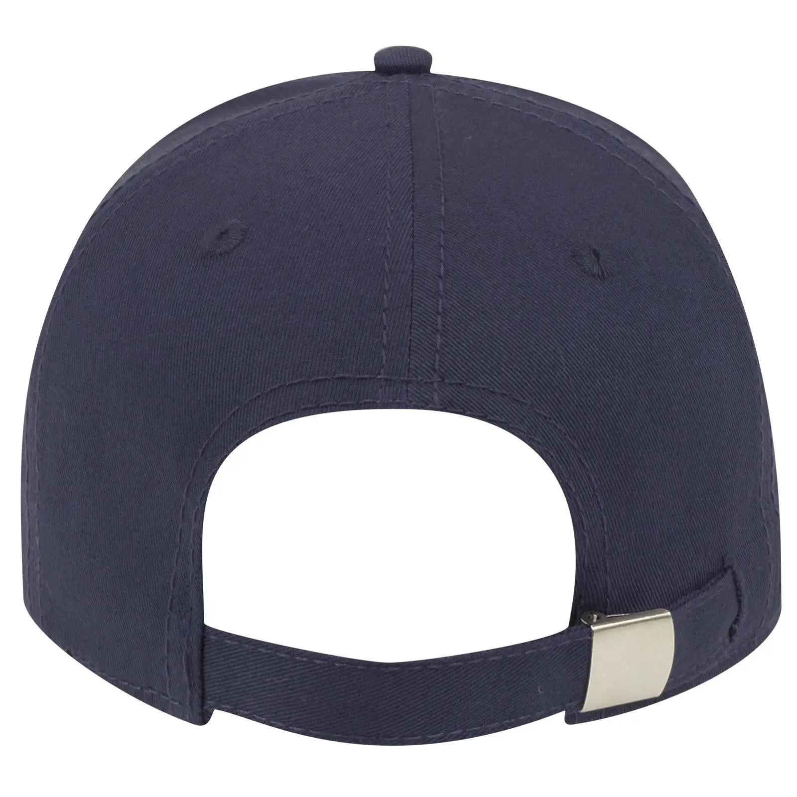 OTTO 19-1203 6 Panel Low Profile Baseball Cap - Navy - Navy / 6 1/2’’ - 7 5/8’’