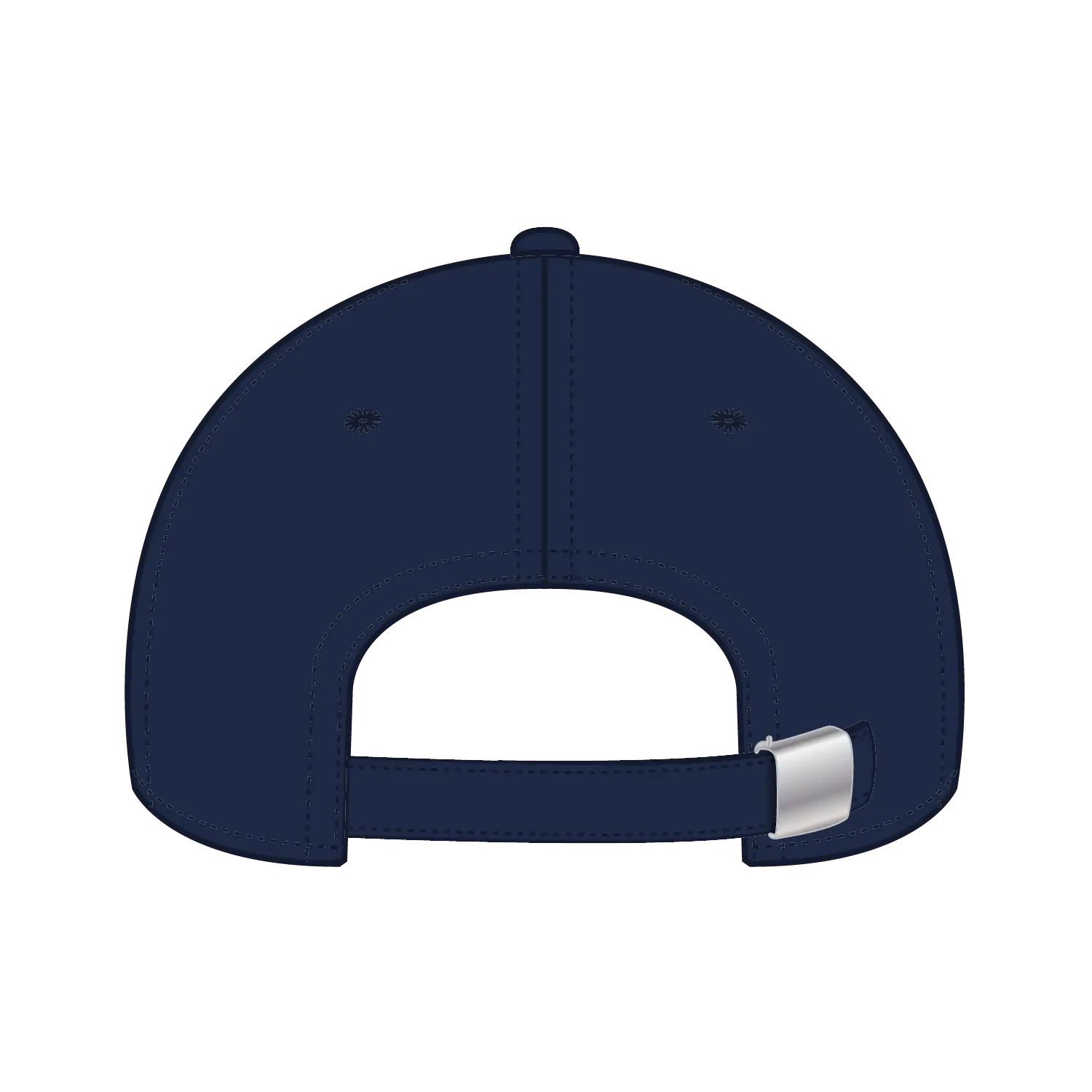 OTTO 19-1203 6 Panel Low Profile Baseball Cap - Navy - Navy / 6 1/2’’ - 7 5/8’’