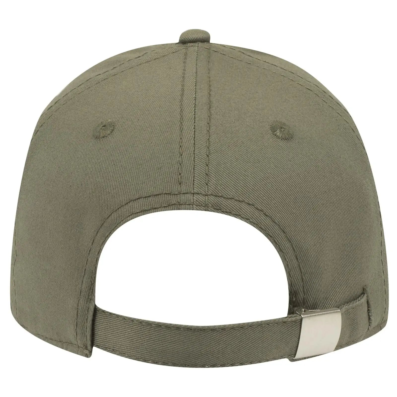OTTO 19-1203 6 Panel Low Profile Baseball Cap - Ol. Green - Ol. Green / 6 1/2’’ - 7 5/8’’