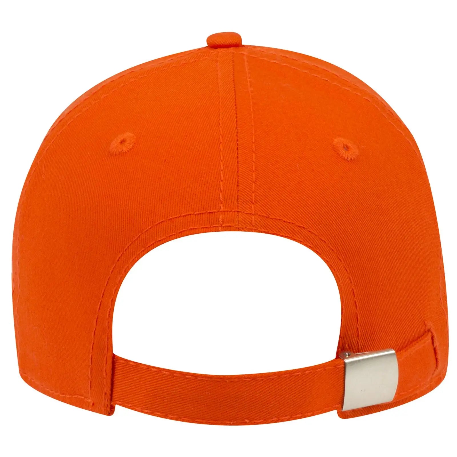 OTTO 19-1203 6 Panel Low Profile Baseball Cap - Orange - Orange / 6 1/2’’ - 7 5/8’’