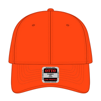OTTO 19-1203 6 Panel Low Profile Baseball Cap - Orange - Orange / 6 1/2’’ - 7 5/8’’