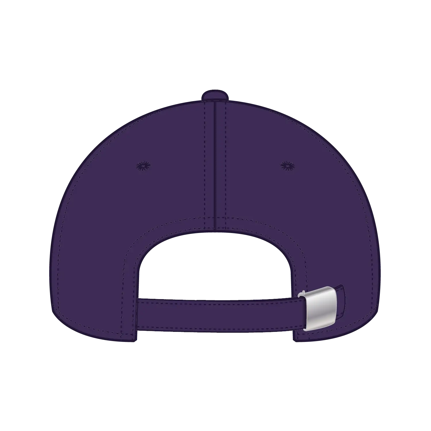 OTTO 19-1203 6 Panel Low Profile Baseball Cap - Purple - Purple / 6 1/2’’ - 7 5/8’’