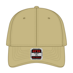 OTTO 19-1203 6 Panel Low Profile Baseball Cap - Vegas Gold - Vegas Gold / 6 1/2’’ - 7 5/8’’