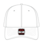 OTTO 19-1203 6 Panel Low Profile Baseball Cap - White - White / 6 1/2’’ - 7 5/8’’