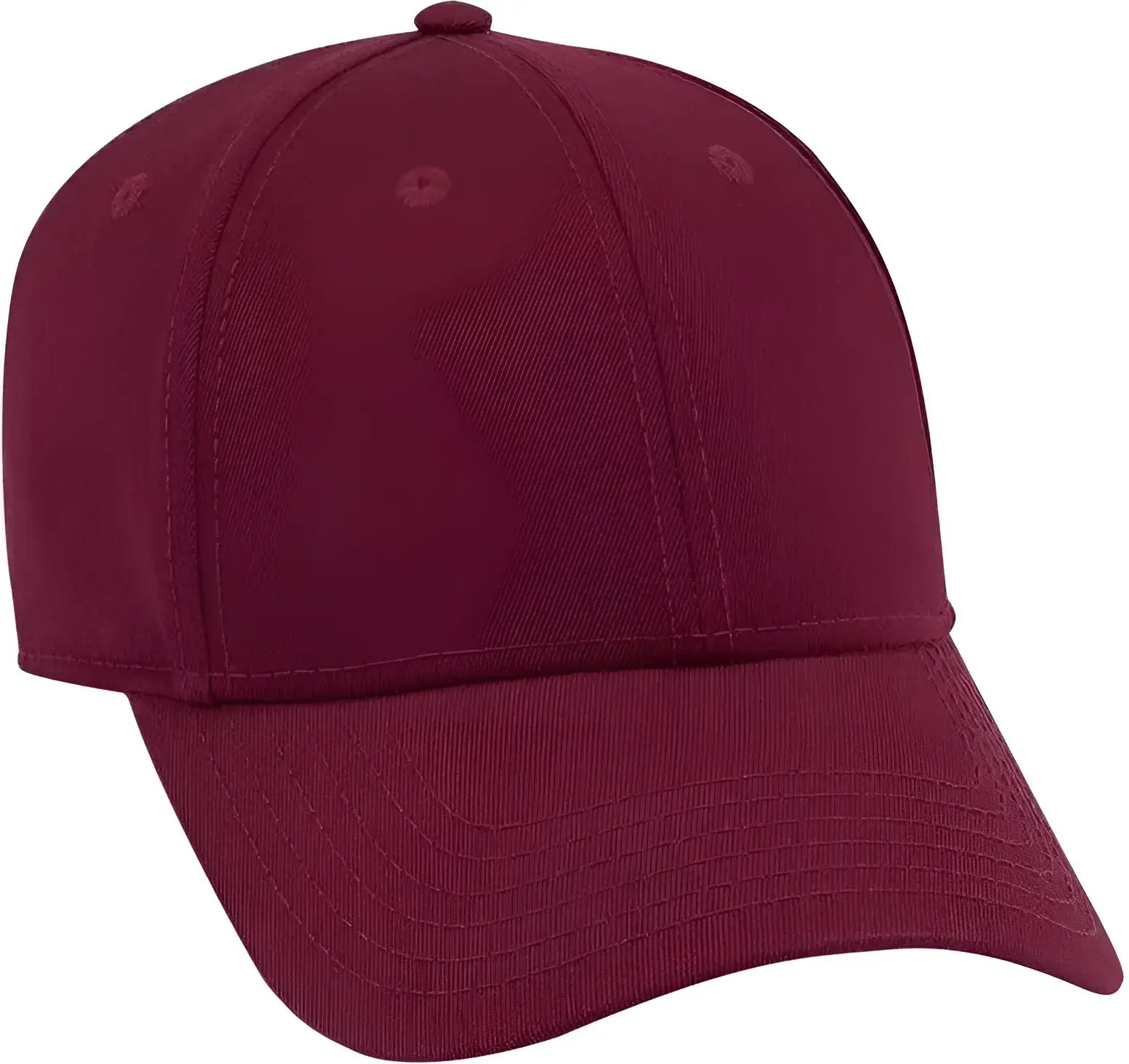 OTTO 19 1203 Superior Cotton Twill 6 Panel Low Profile Baseball Cap Burgandy Maroon Maroon / One Size Fits Most