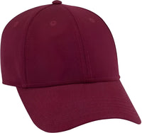 OTTO 19 1203 Superior Cotton Twill 6 Panel Low Profile Baseball Cap Burgandy Maroon Maroon / One Size Fits Most