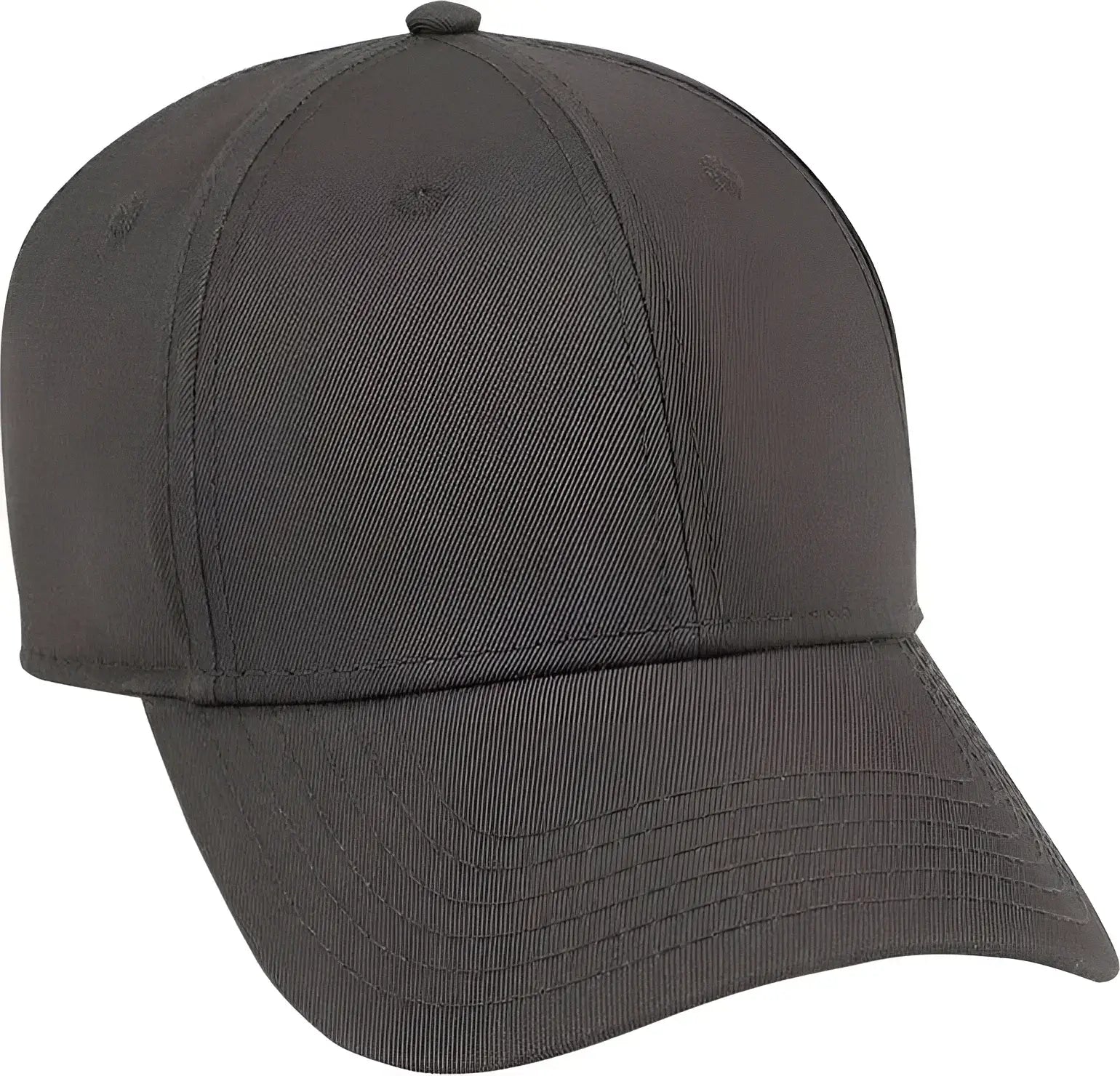 OTTO 19 1203 Superior Cotton Twill 6 Panel Low Profile Baseball Cap Charcoal Gray Dark Gray / One Size Fits Most