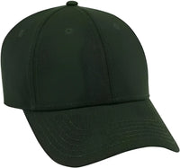 OTTO 19-1203 Superior Cotton Twill 6 Panel Low Profile Baseball Cap - Dark Green - Forest / One Size Fits Most
