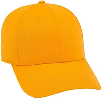 OTTO 19-1203 Superior Cotton Twill 6 Panel Low Profile Baseball Cap - Gold - Gold / One Size Fits Most