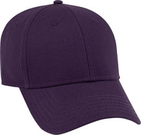 OTTO 19 1203 Superior Cotton Twill 6 Panel Low Profile Baseball Cap Purple Purple / One Size Fits Most