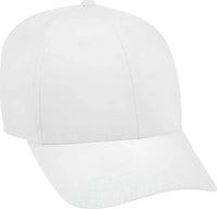 OTTO 19 1203 Superior Cotton Twill 6 Panel Low Profile Baseball Cap White White / One Size Fits Most