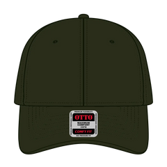 OTTO 19-1227 ’OTTO Comfy Fit’ 6 Panel Low Profile Baseball Cap - Dk. Ol. Green - Dk. Ol. Green / 6 1/2’’ - 7 5/8’’