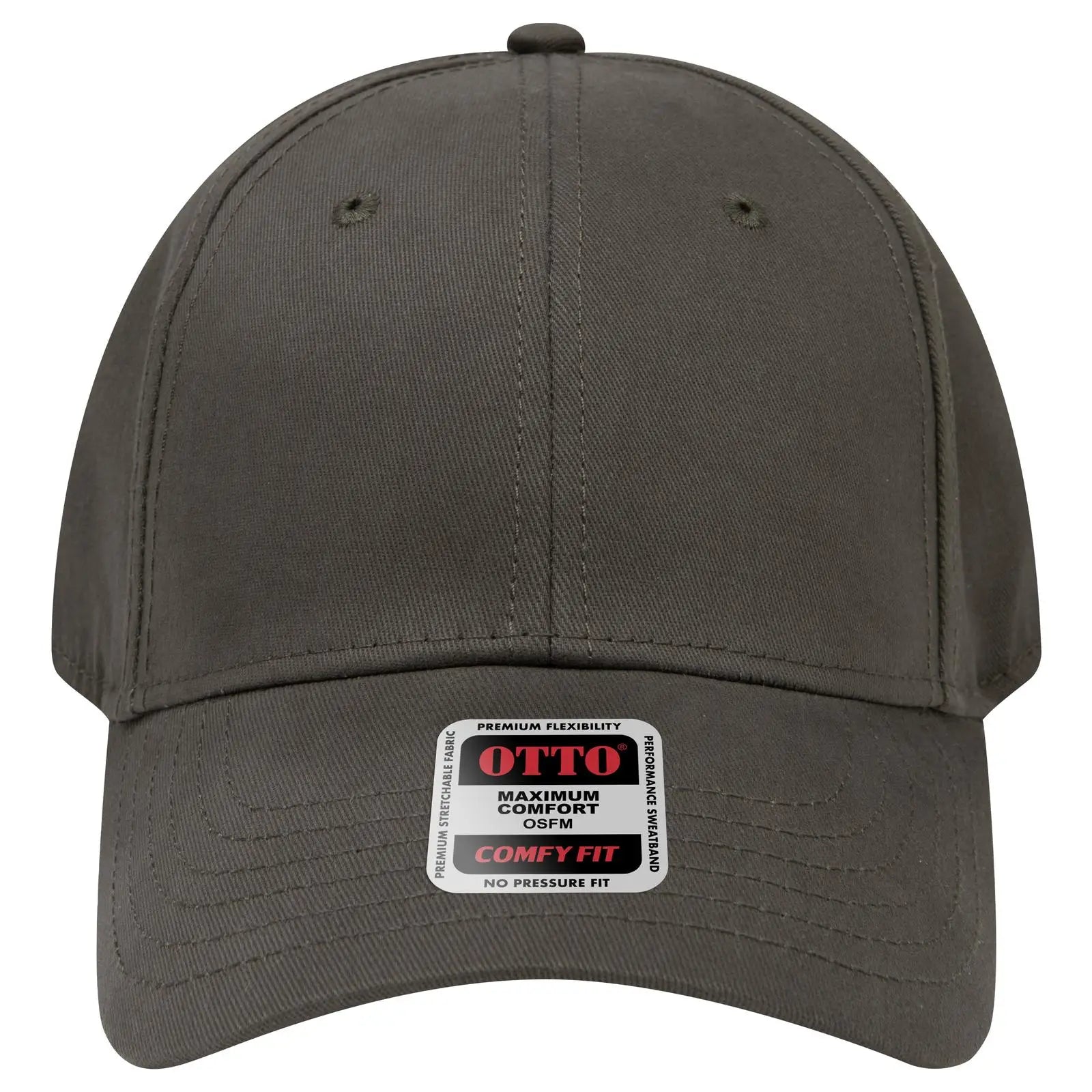 OTTO 19-1227 ’OTTO Comfy Fit’ 6 Panel Low Profile Baseball Cap - Dk. Ol. Green - Dk. Ol. Green / 6 1/2’’ - 7 5/8’’