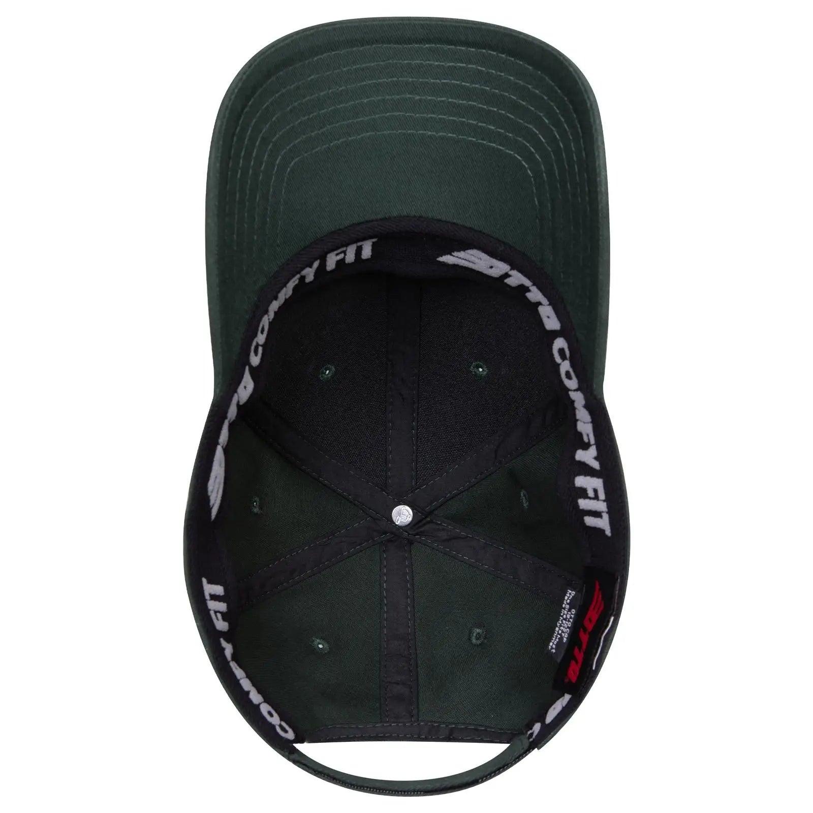 OTTO 19-1227 ’OTTO Comfy Fit’ 6 Panel Low Profile Baseball Cap - Dk. Green - Dk. Green / 6 1/2’’ - 7 5/8’’