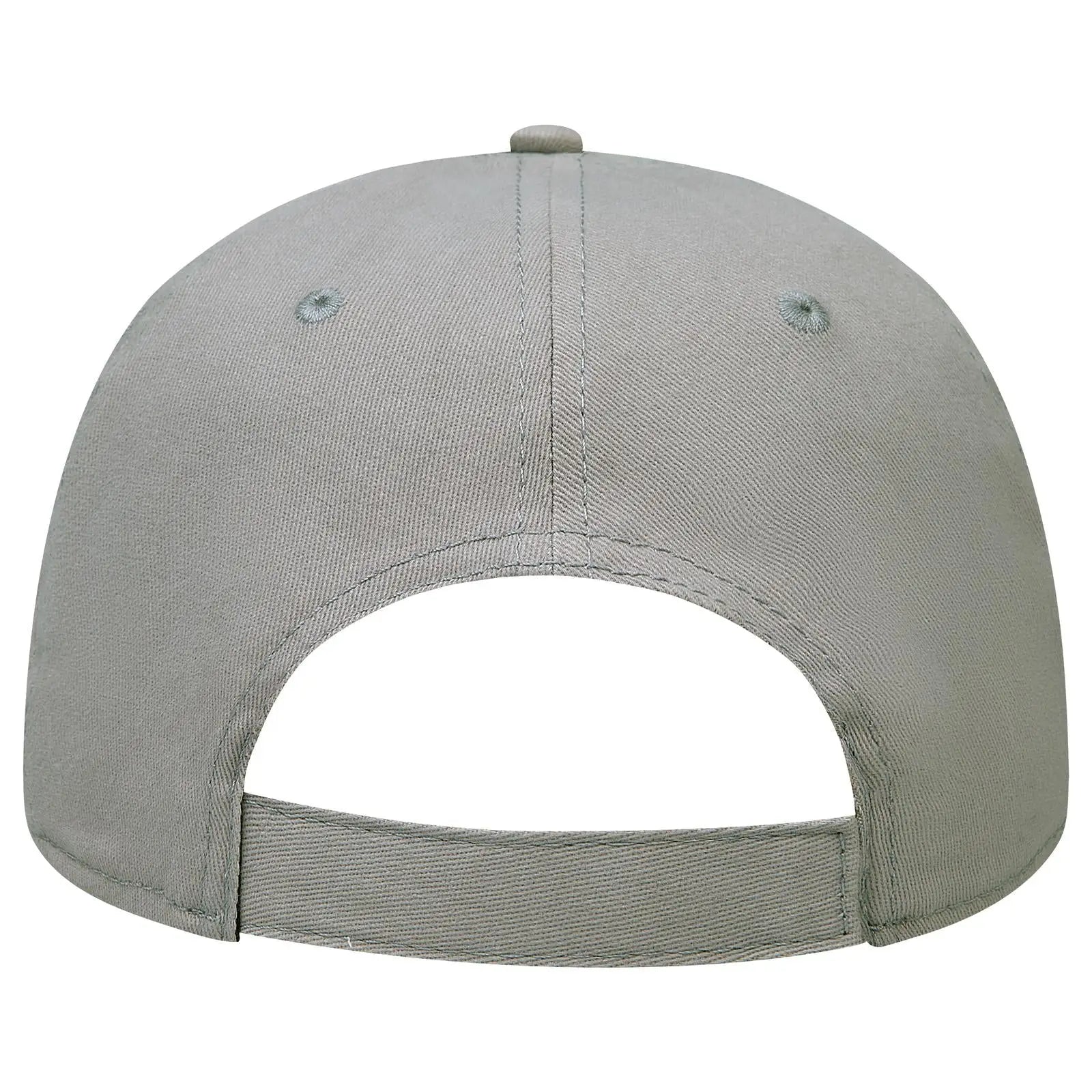 OTTO 19-1227 ’OTTO Comfy Fit’ 6 Panel Low Profile Baseball Cap - Gray - Gray / 6 1/2’’ - 7 5/8’’