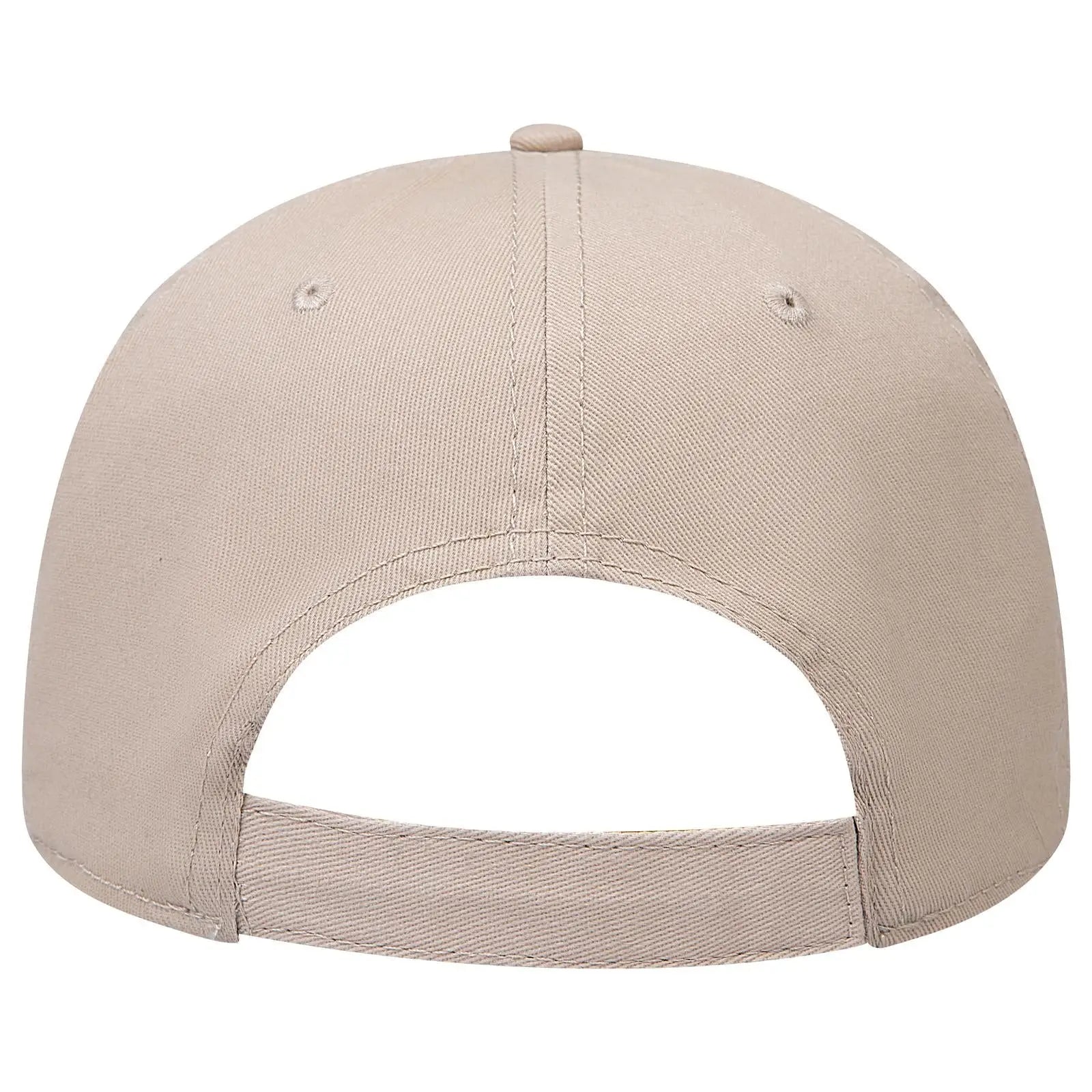 OTTO 19-1227 ’OTTO Comfy Fit’ 6 Panel Low Profile Baseball Cap - Khaki - Khaki / 6 1/2’’ - 7 5/8’’