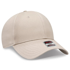 OTTO 19-1227 ’OTTO Comfy Fit’ 6 Panel Low Profile Baseball Cap - Khaki - Khaki / 6 1/2’’ - 7 5/8’’