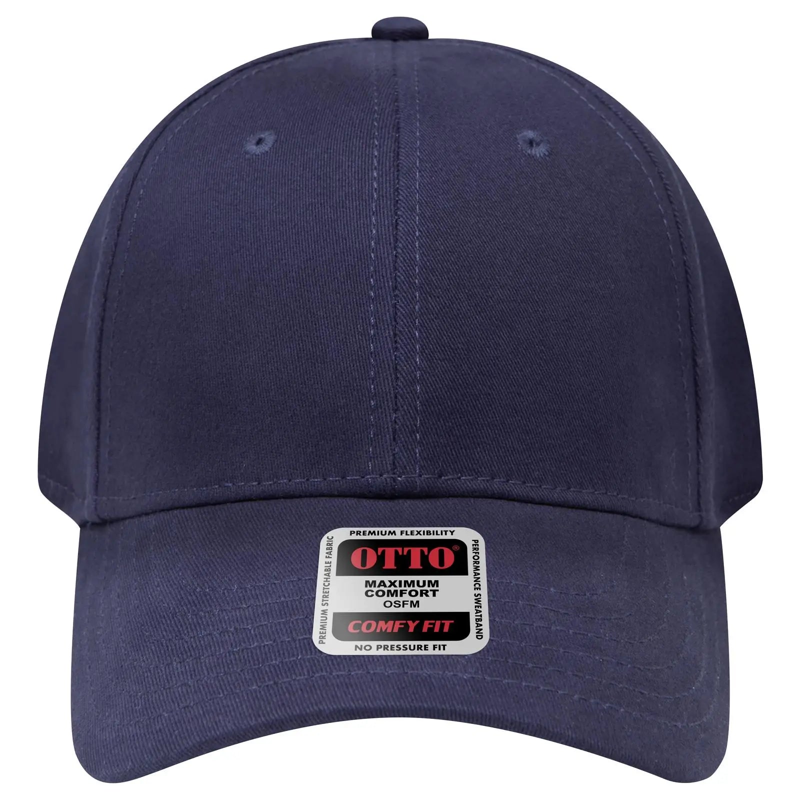 OTTO 19-1227 ’OTTO Comfy Fit’ 6 Panel Low Profile Baseball Cap - Navy - Navy / 6 1/2’’ - 7 5/8’’
