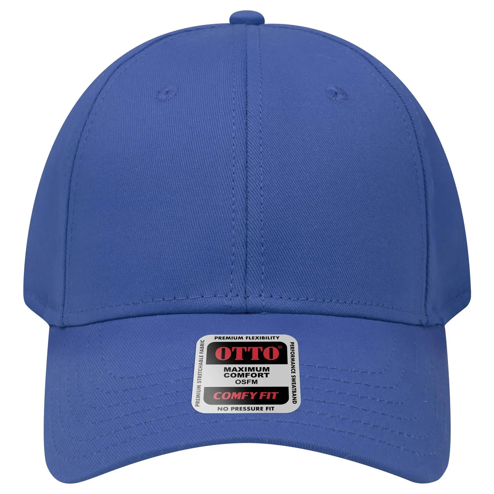 OTTO 19-1227 ’OTTO Comfy Fit’ 6 Panel Low Profile Baseball Cap - Royal - Royal / 6 1/2’’ - 7 5/8’’