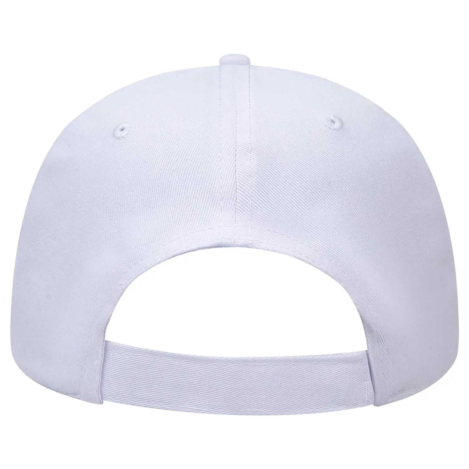 OTTO 19-1227 ’OTTO Comfy Fit’ 6 Panel Low Profile Baseball Cap - White - White / 6 1/2’’ - 7 5/8’’
