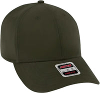 OTTO 19-1227 Ultra Fine Brushed Stretchable Superior Cotton Twill 6 Panel Low Profile Baseball Cap - Dark Olive Green