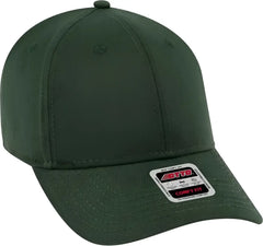 OTTO 19-1227 Ultra Fine Brushed Stretchable Superior Cotton Twill 6 Panel Low Profile Baseball Cap - Dark Green
