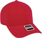 OTTO 19 1227 Ultra Fine Brushed Stretchable Superior Cotton Twill 6 Panel Low Profile Baseball Cap Red Red / One Size