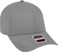 OTTO 19-1227 Ultra Fine Brushed Stretchable Superior Cotton Twill 6 Panel Low Profile Baseball Cap - Gray - Gray