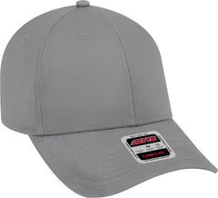 OTTO 19-1227 Ultra Fine Brushed Stretchable Superior Cotton Twill 6 Panel Low Profile Baseball Cap - Gray - Gray