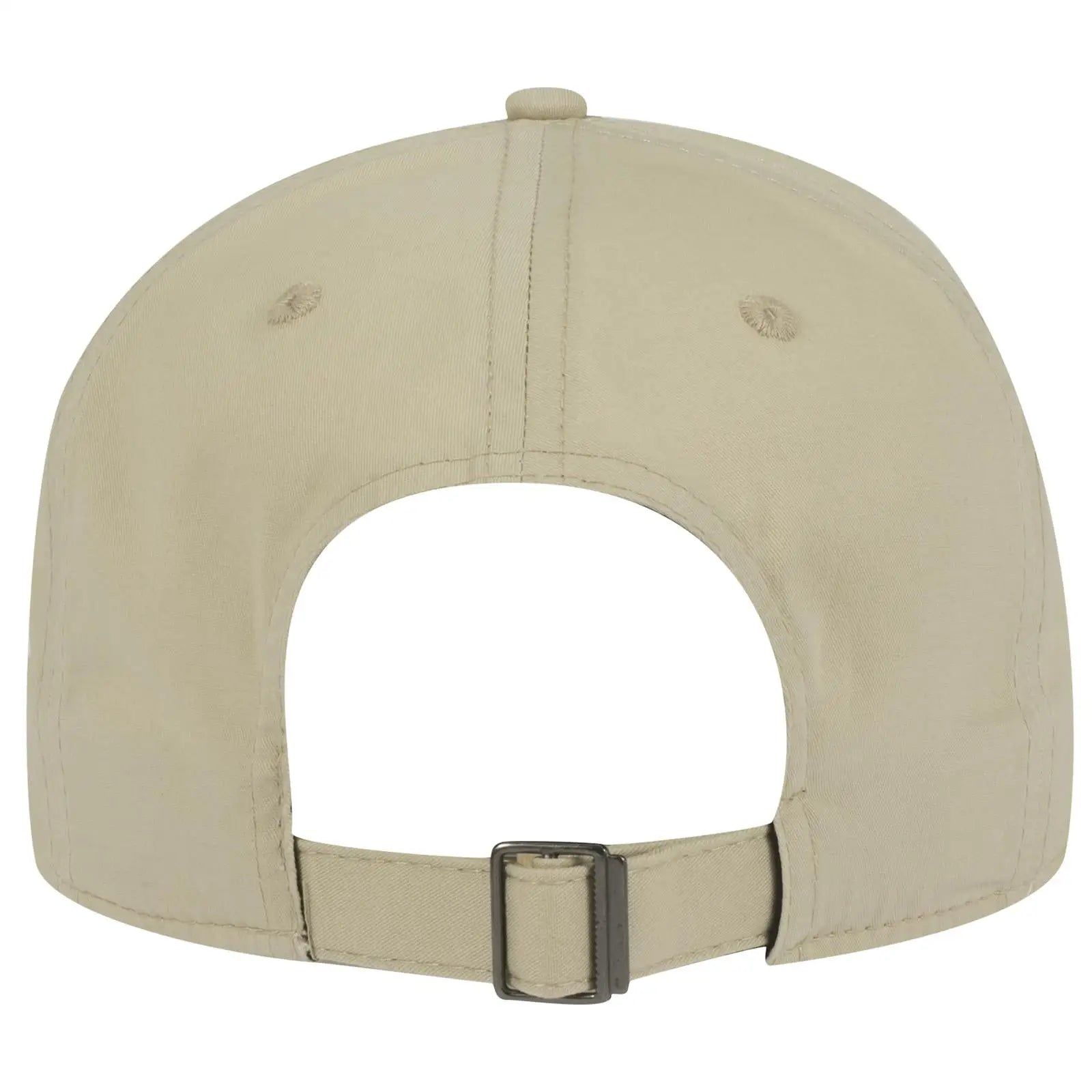 OTTO 19-1229 6 Panel Low Profile Baseball Cap - Khaki - Khaki / 6 1/2’’ - 7 5/8’’
