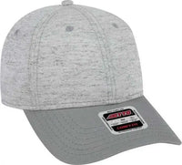 OTTO 19-1232 OTTO Comfy Fit 6 Panel Low Profile Baseball Cap - Gray Heather Gray - Gray / One Size Fits Most