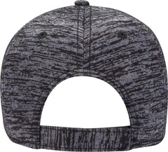 OTTO 19 1232 OTTO Comfy Fit 6 Panel Low Profile Baseball Cap Heather Black Black / One Size Fits Most