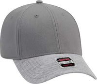 OTTO 19-1232 OTTO Comfy Fit 6 Panel Low Profile Baseball Cap - Heather Gray Gray - Gray / One Size Fits Most