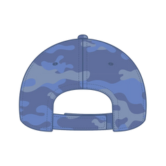 OTTO 19-1232 ’OTTO Comfy Fit’ 6 Panel Low Profile Baseball Cap - Cb.Blu/Sk.Blu - Cb.Blu/Sk.Blu / 6 1/2’’ - 7 5/8’’