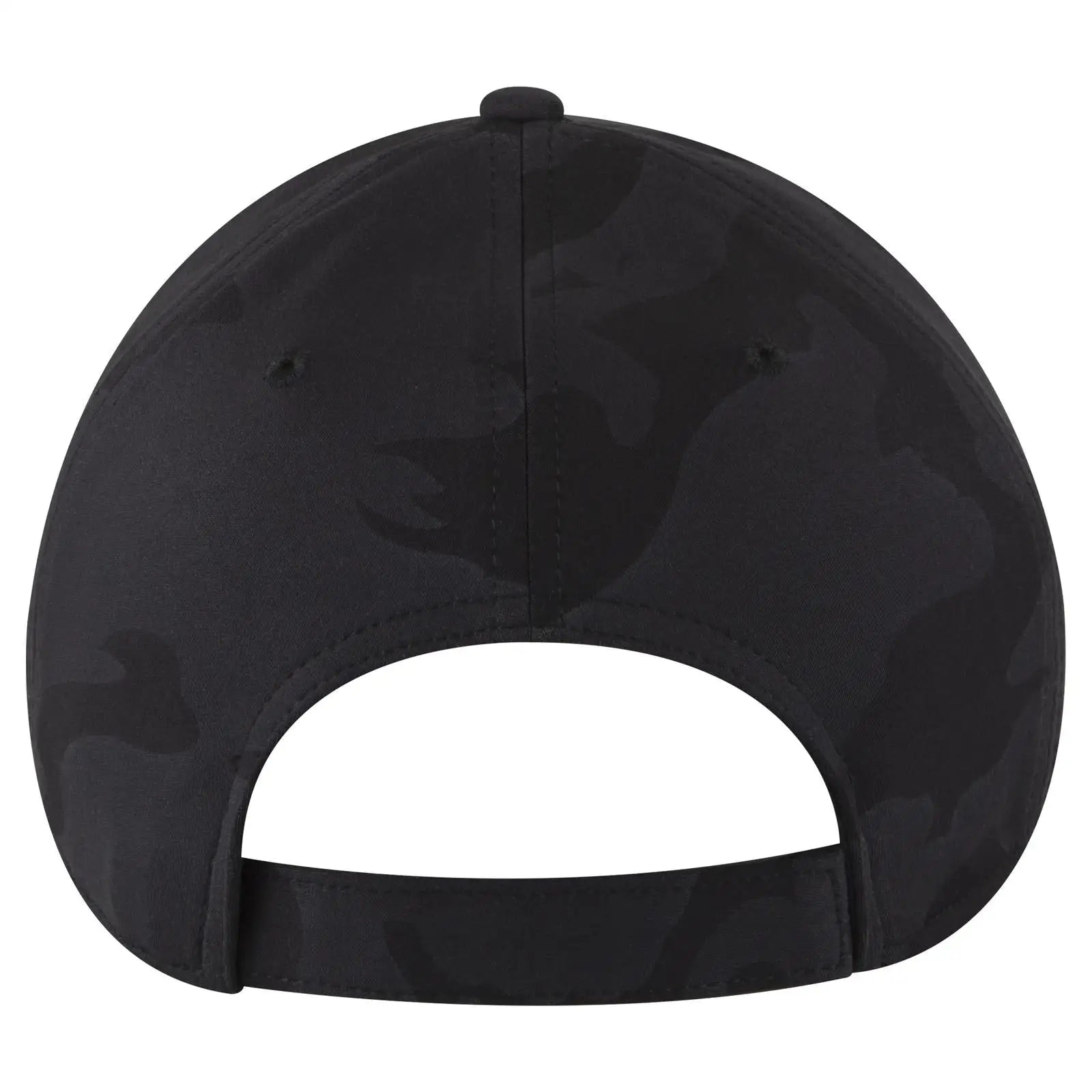 OTTO 19-1232 ’OTTO Comfy Fit’ 6 Panel Low Profile Baseball Cap - Blk/Ch.Gry - Blk/Ch.Gry / 6 1/2’’ - 7 5/8’’
