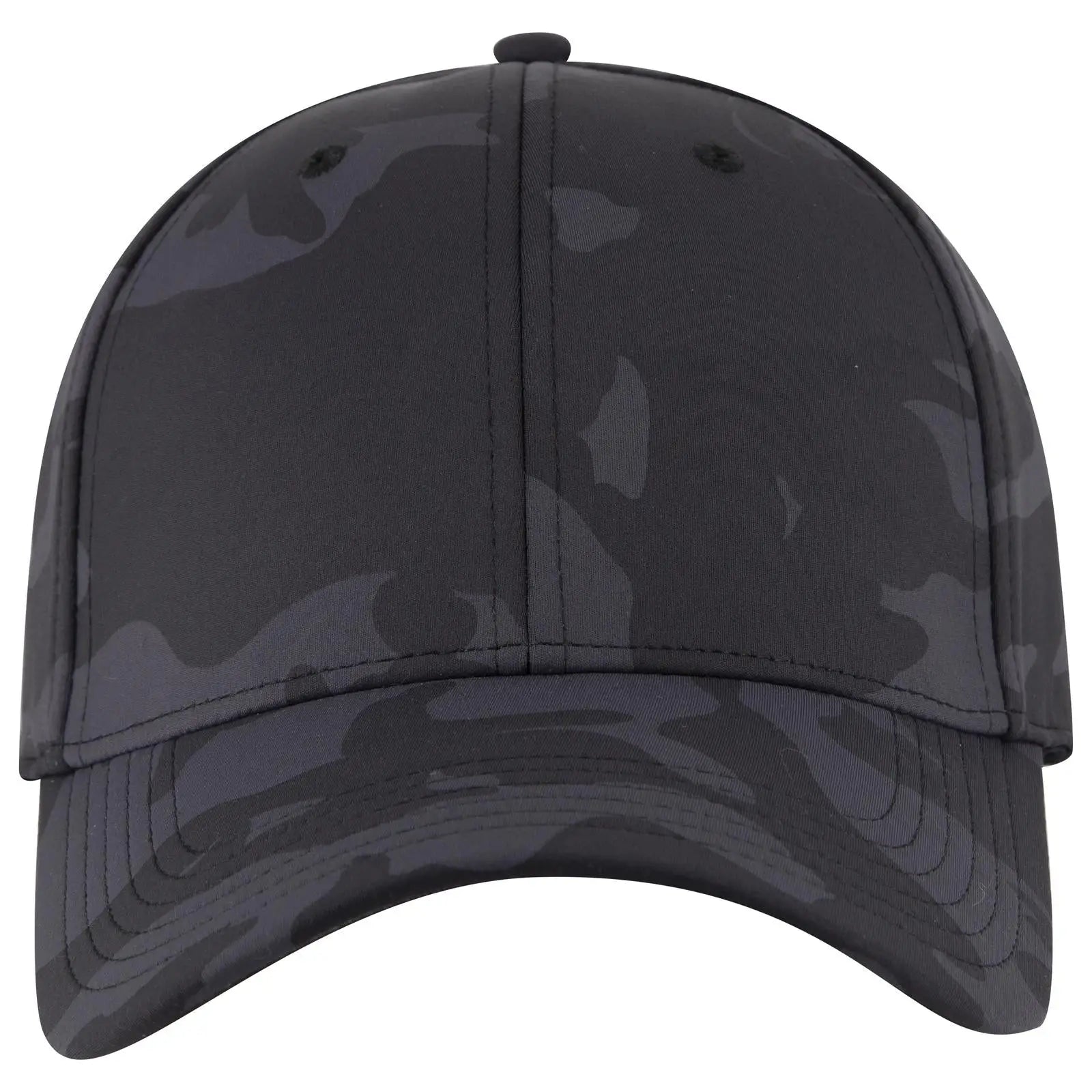 OTTO 19-1232 ’OTTO Comfy Fit’ 6 Panel Low Profile Baseball Cap - Ch.Gry/Blk - Ch.Gry/Blk / 6 1/2’’ - 7 5/8’’