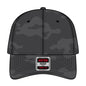 OTTO 19-1232 ’OTTO Comfy Fit’ 6 Panel Low Profile Baseball Cap - Ch.Gry/Blk - Ch.Gry/Blk / 6 1/2’’ - 7 5/8’’