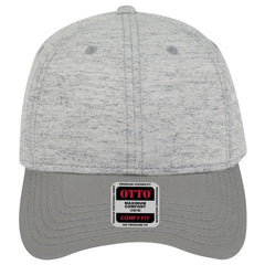 OTTO 19-1232 ’OTTO Comfy Fit’ 6 Panel Low Profile Baseball Cap - Gry/H. Gry - Gry/H. Gry / 6 1/2’’ - 7 5/8’’
