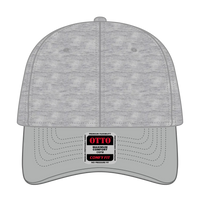 OTTO 19-1232 ’OTTO Comfy Fit’ 6 Panel Low Profile Baseball Cap - Gry/H. Gry - Gry/H. Gry / 6 1/2’’ - 7 5/8’’