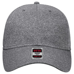 OTTO 19-1232 ’OTTO Comfy Fit’ 6 Panel Low Profile Baseball Cap - Heath. Black - Heath. Black / 6 1/2’’ - 7 5/8’’