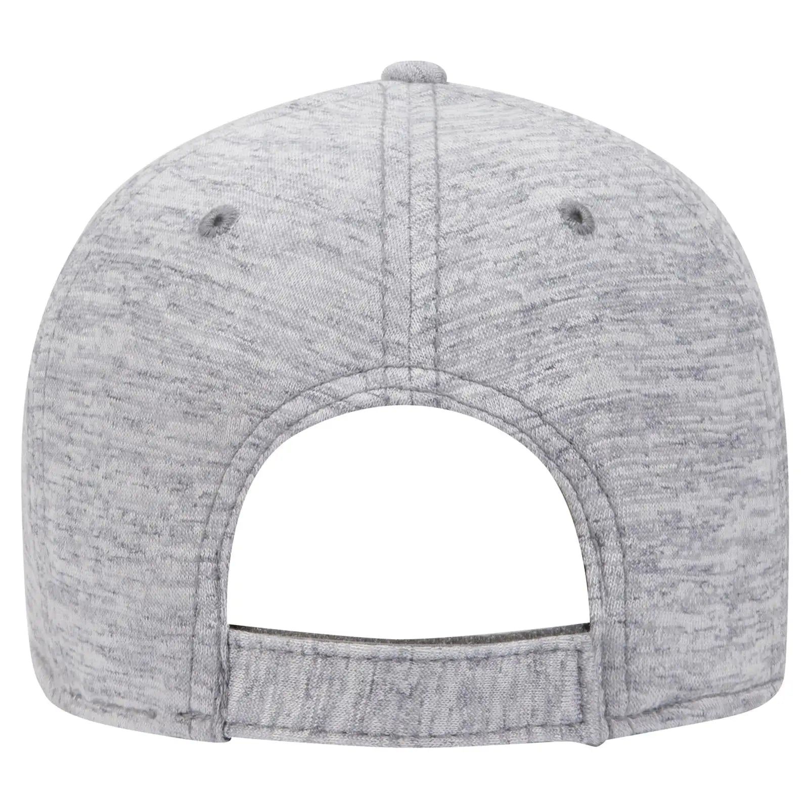 OTTO 19-1232 ’OTTO Comfy Fit’ 6 Panel Low Profile Baseball Cap - Heath. Gray - Heath. Gray / 6 1/2’’ - 7 5/8’’